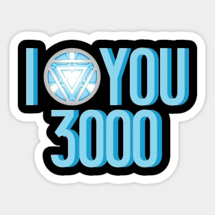 I love you 3000 Sticker